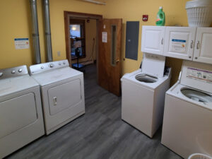 Washers and dryers at Bangor house