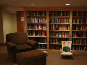 Library at Bangor house